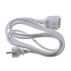 EXTENSION CORD  KF-BY3-01P 3m WHITE